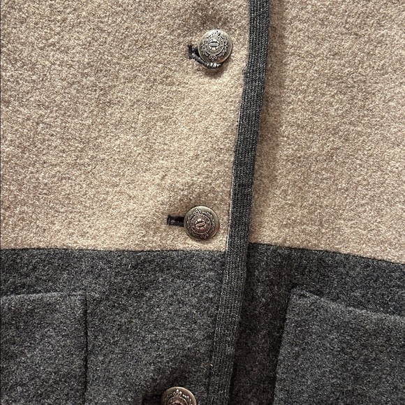 Russian made vintage wool jacket Two deep pockets - Picture 3 of 16